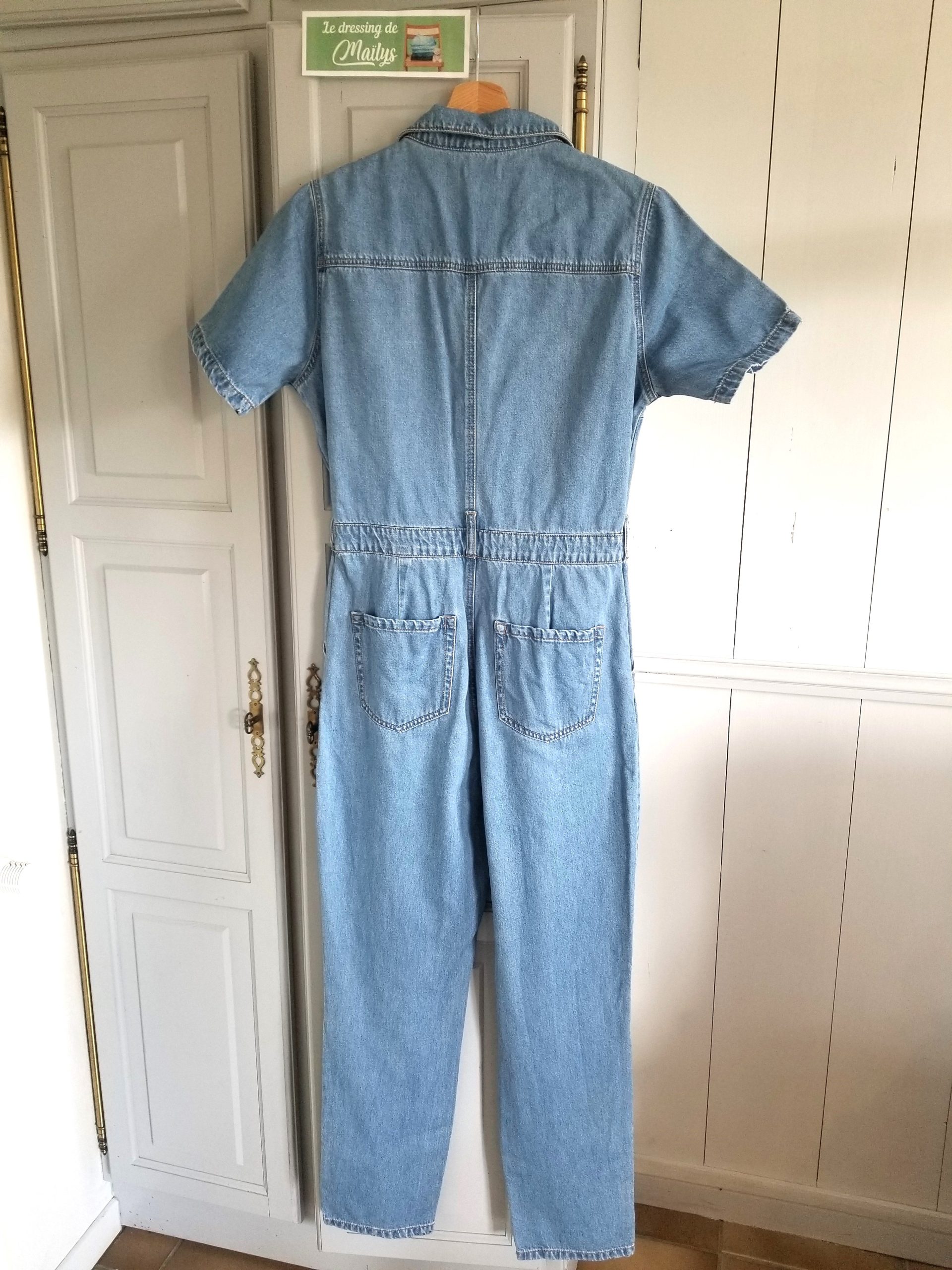 Combinaison en jean pantalon T38 Cache Cache – Image 2